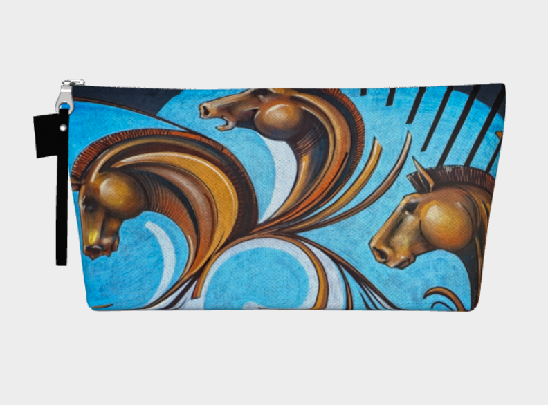 Graffiti Horses Essential Pouch