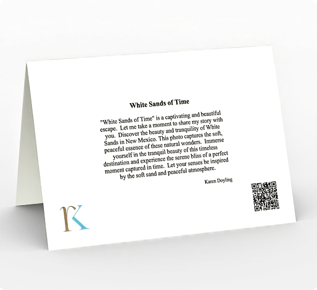 White Sands of Time - Set of 3 Greeting Cards