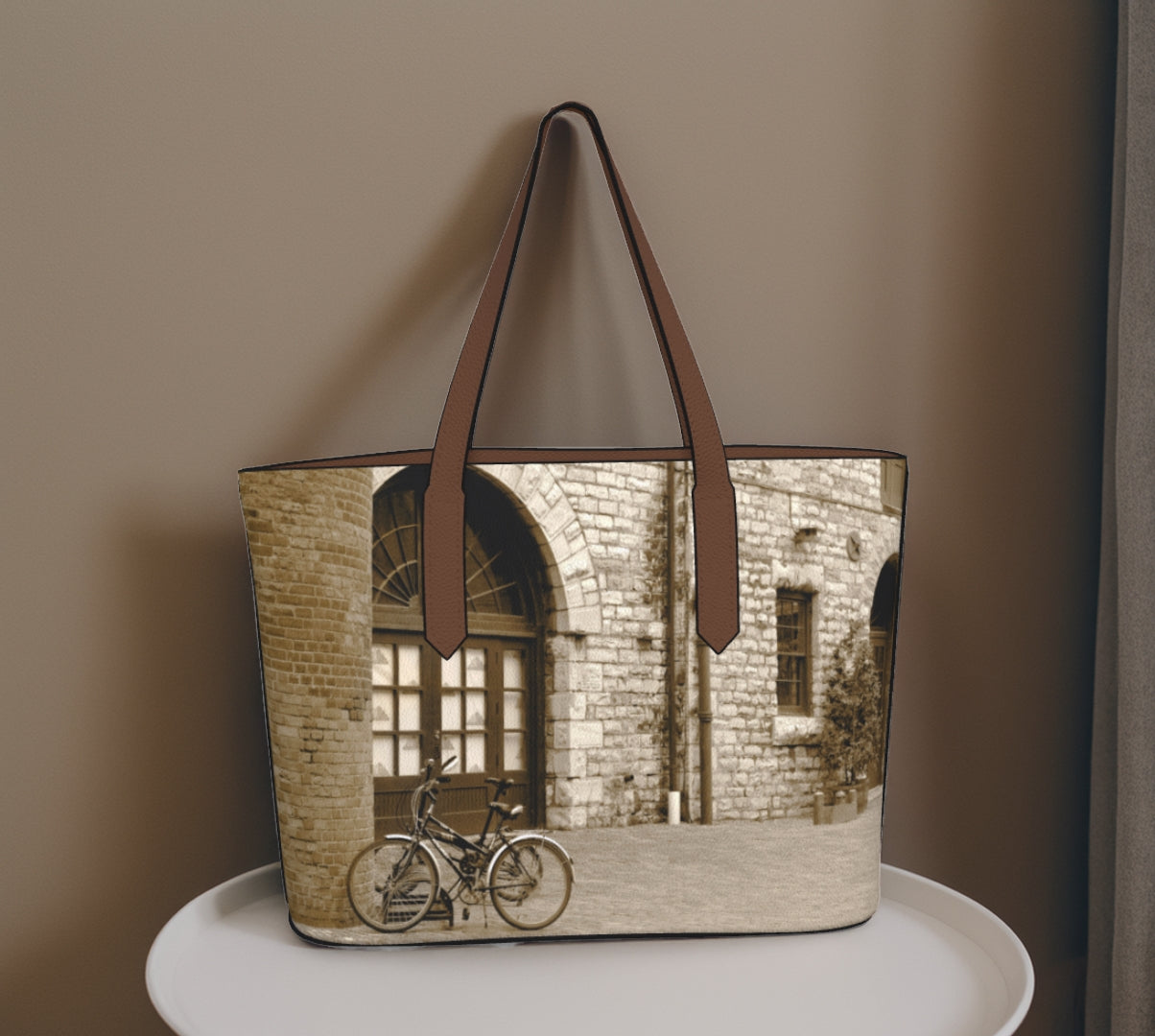 "Dreaming of Paris" Vegan Leather Tote