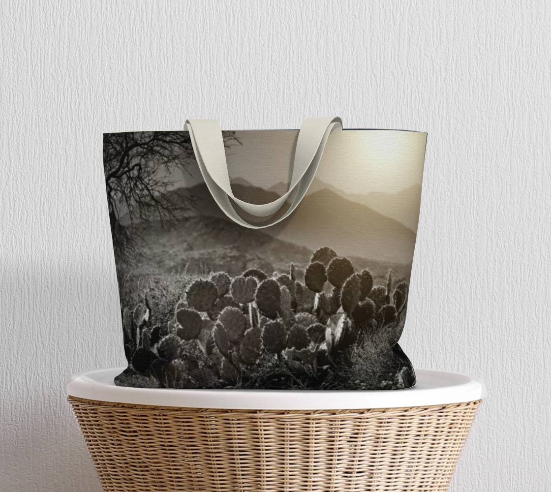 Dusk in Arizona Canvas Tote