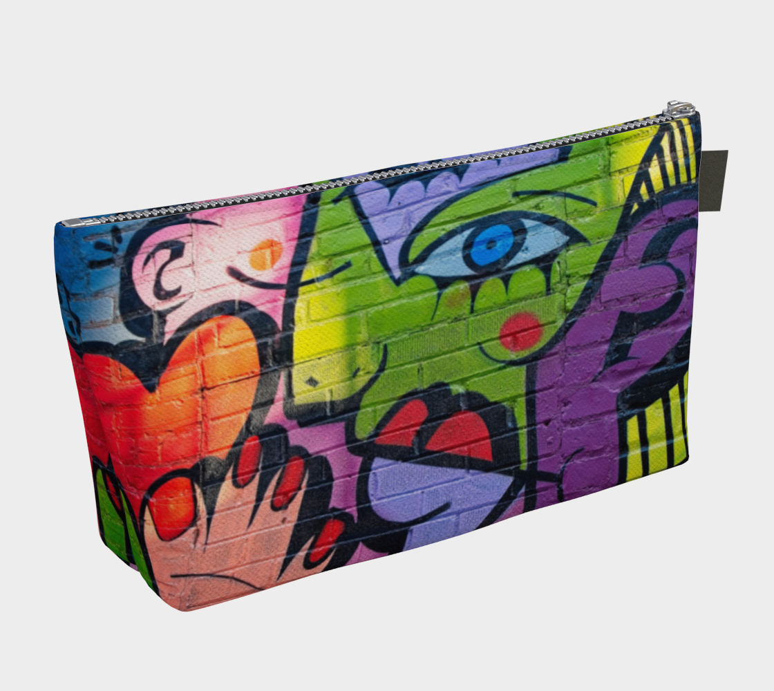 Clutch Bag - Graffiti Heart