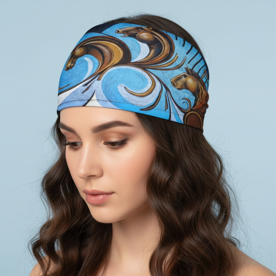 Headband - Graffiti Horses