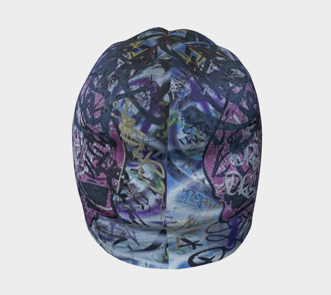 Beanie - Graffiti Pink Skull