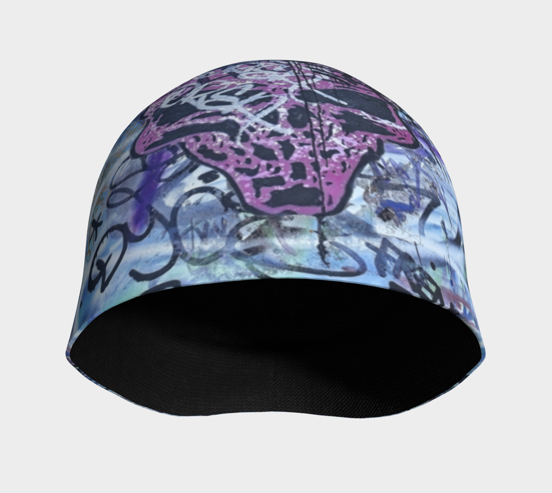Beanie - Graffiti Pink Skull