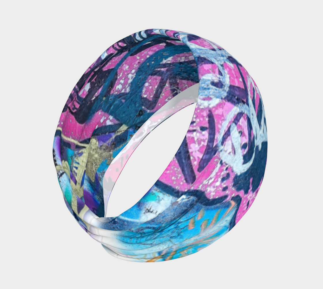 Headband - Pink Skull