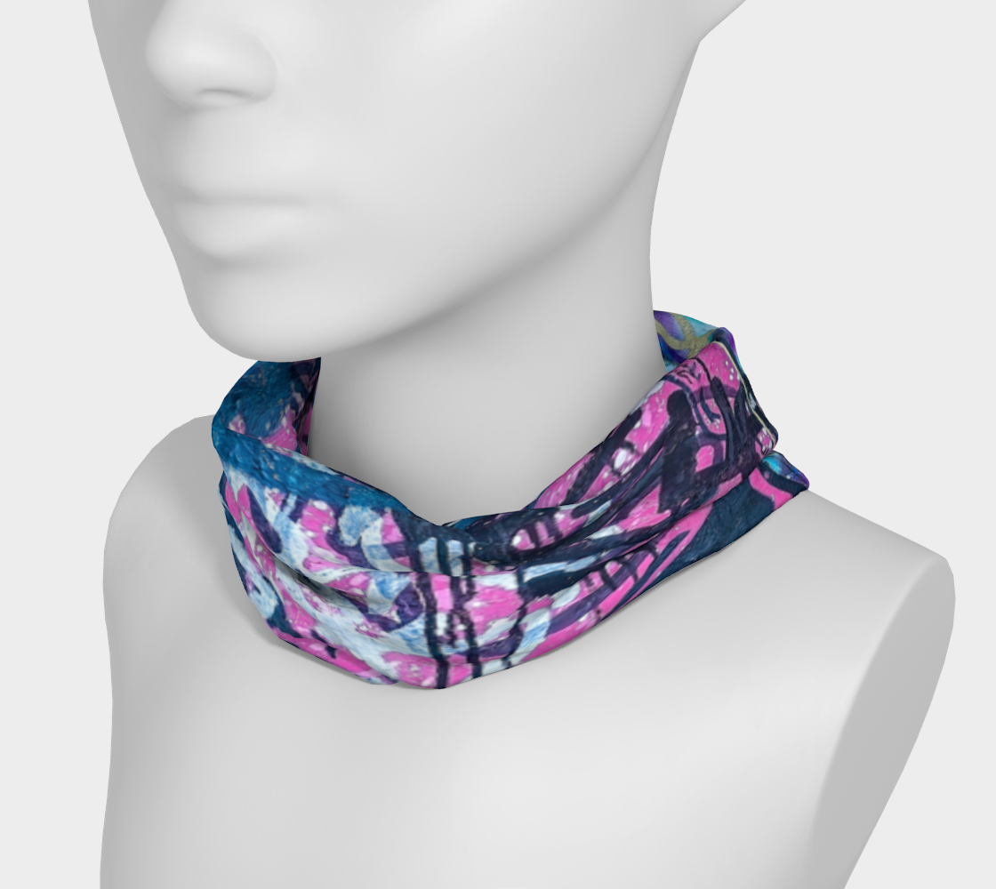 Headband - Pink Skull