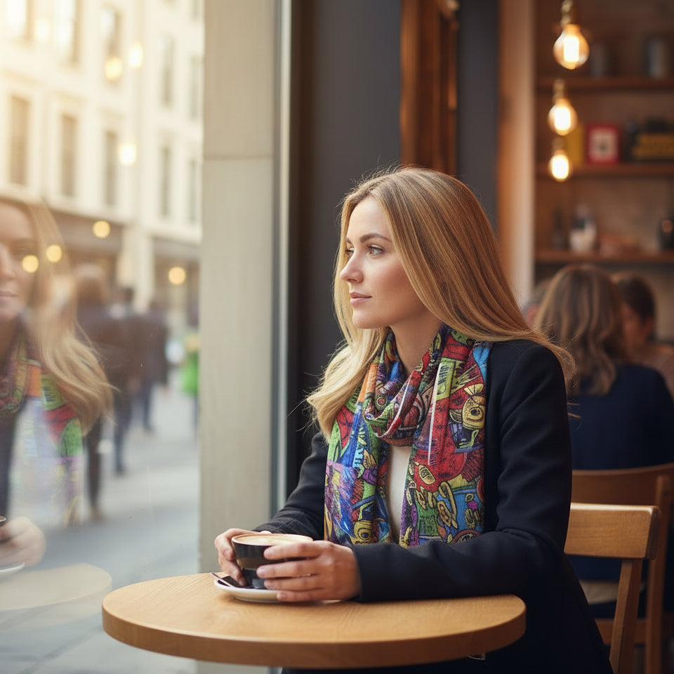Graffiti Window - Scarf