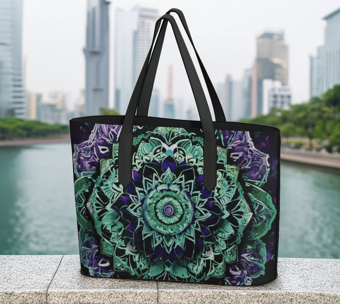 Hay~ley's Mandala Vegan Leather Tote