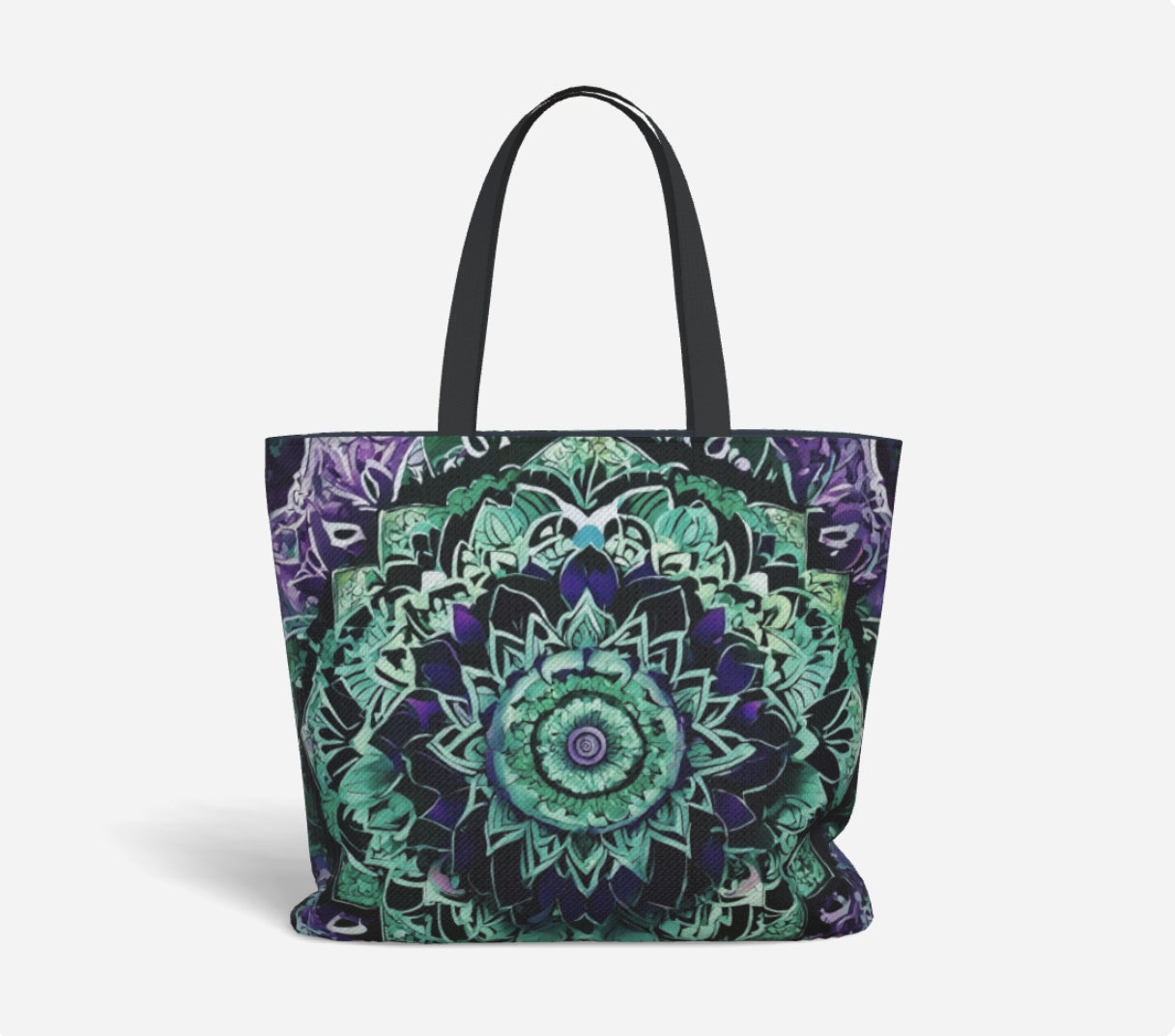 Hay~ley's Mandala Canvas Tote