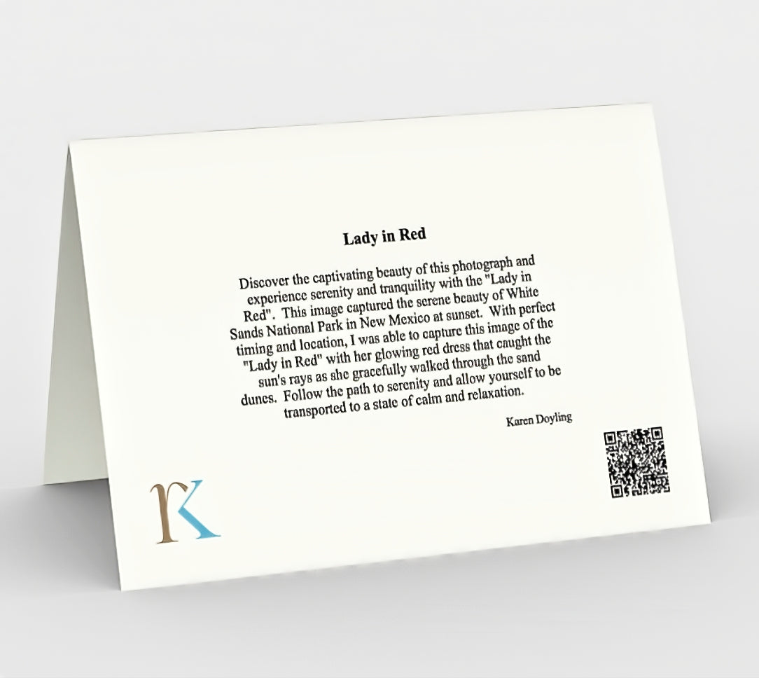 Lady in Red - Set of 3 Greeting Cards