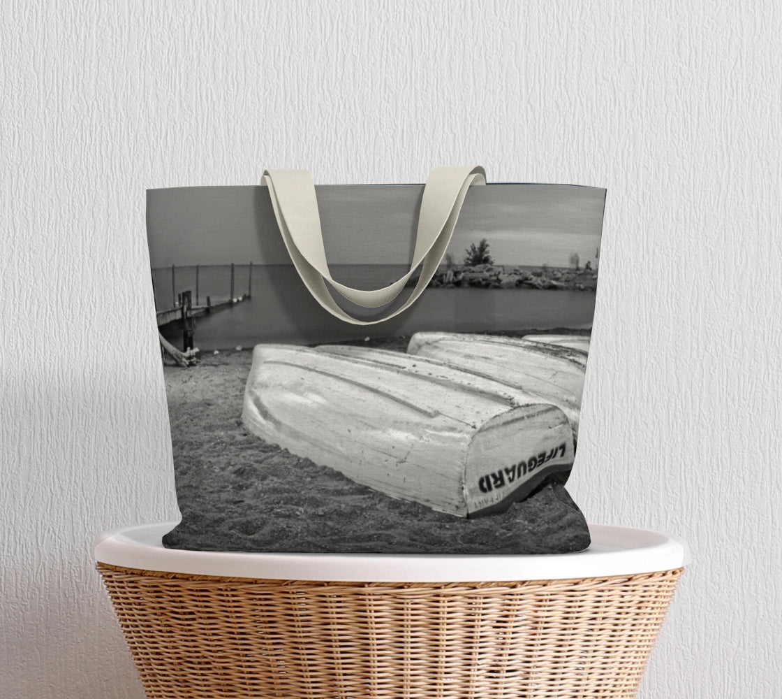 Lifeguard Kew Beach Canvas Tote