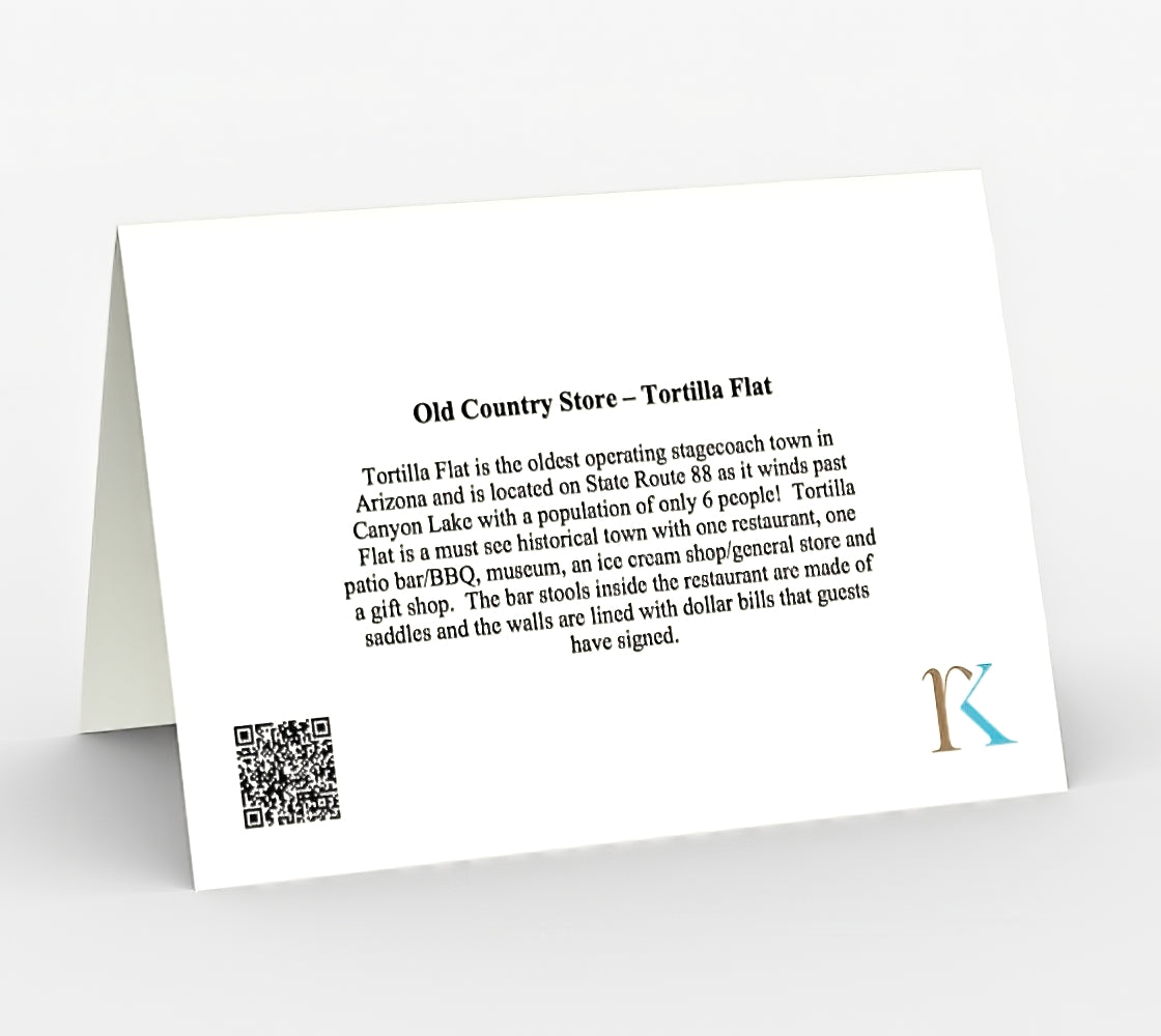 Old Country Store - Tortilla Flat - Set of 3 Greeting Cards