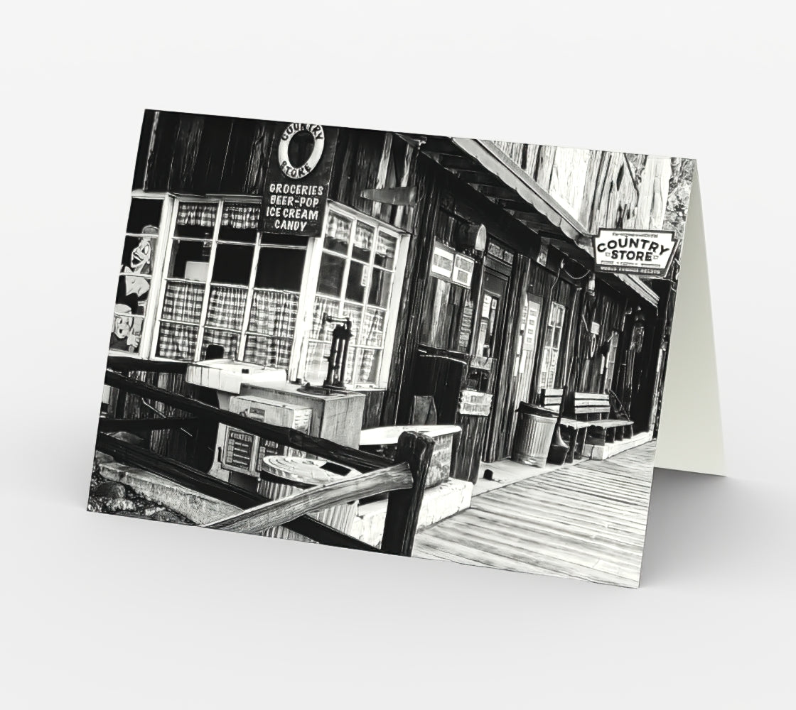 Old Country Store - Tortilla Flat - Set of 3 Greeting Cards