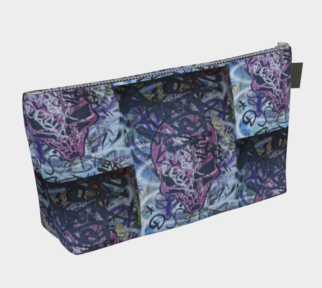 Pink Skull Essentials Pouch