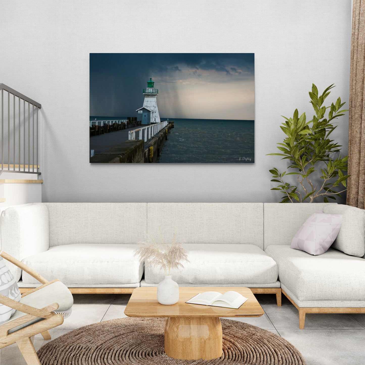 Port Dover Lighthouse After the Storm