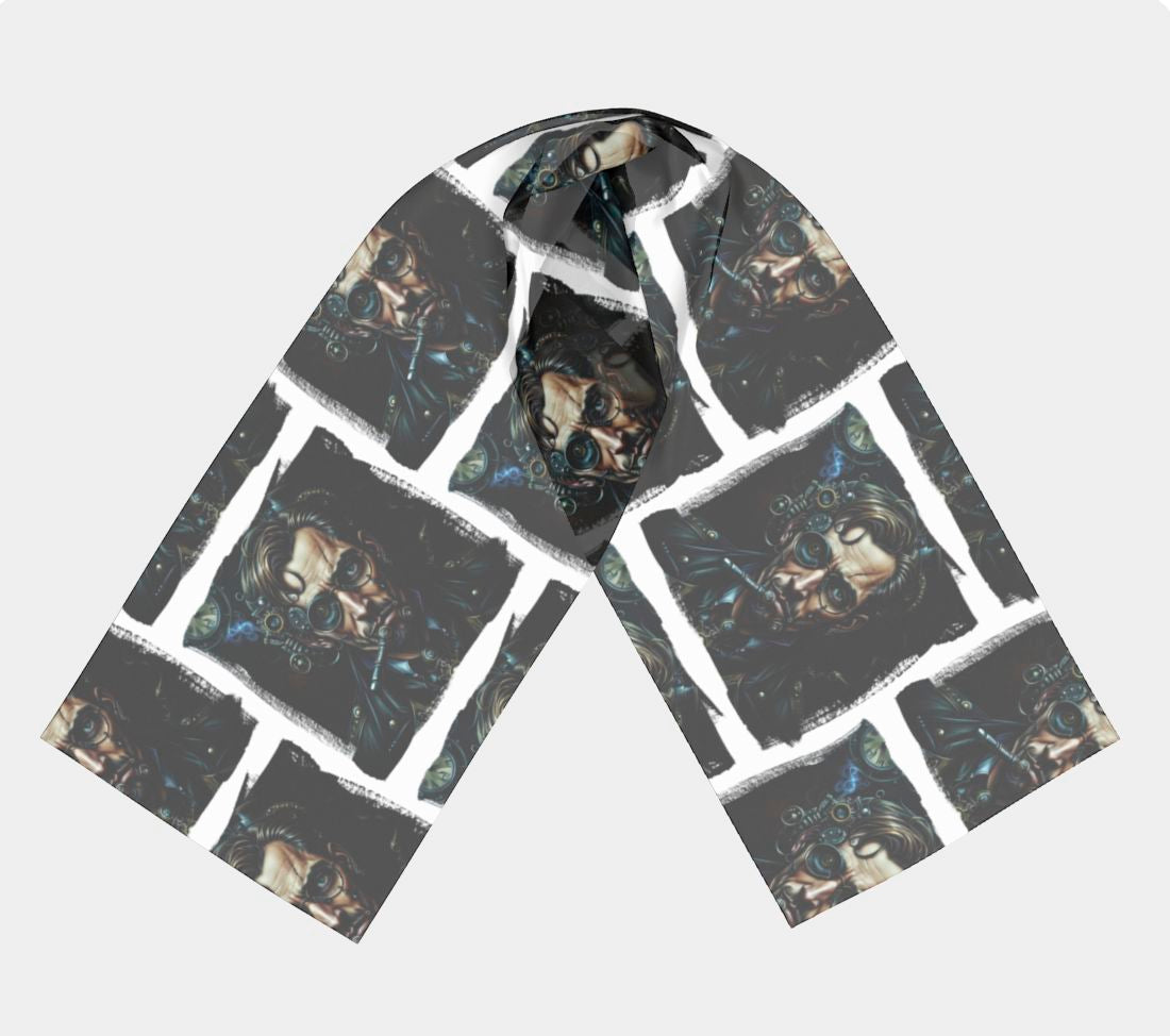 Steampunk Cigar Man - Scarf
