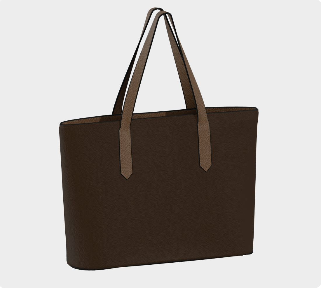 Enchanted Realm Photo Art Vegan Leather Tote