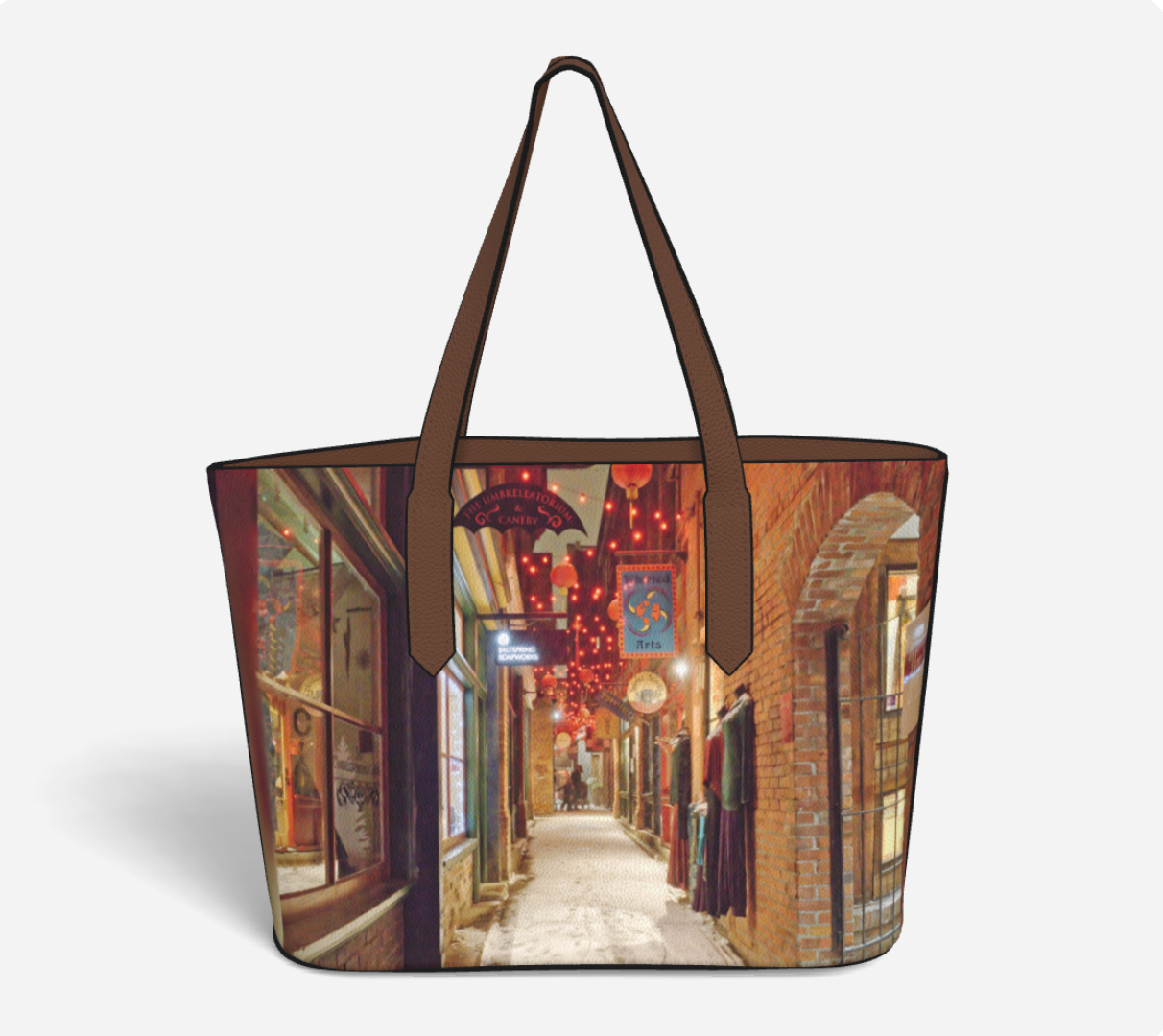 "Enchanted" Vegan Leather Tote