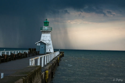 Port Dover Lighthouse After the Storm