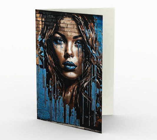 Blue Tears - Set of 3 Greeting Cards