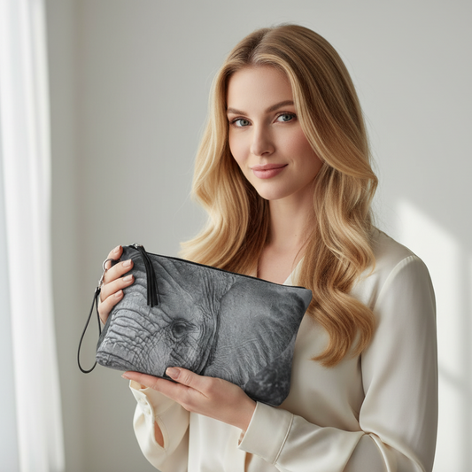 "Ellie" Vegan Leather Essential Pouch