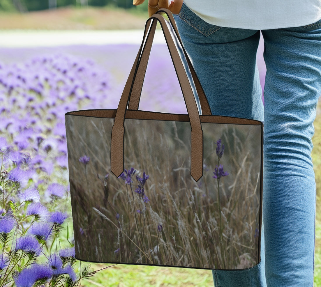 Everlasting Love Photo Art Vegan Leather Tote