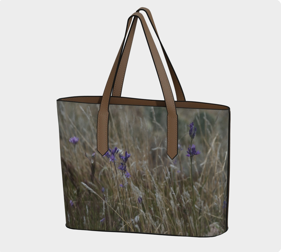 Everlasting Love Photo Art Vegan Leather Tote