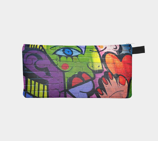 Graffiti Heart Mini Pouch
