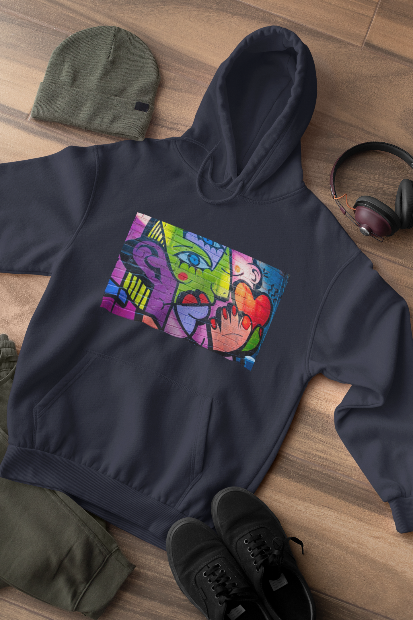 Graffiti Heart - Hoodie