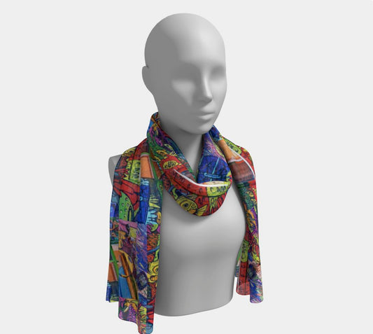 Graffiti Window - Scarf