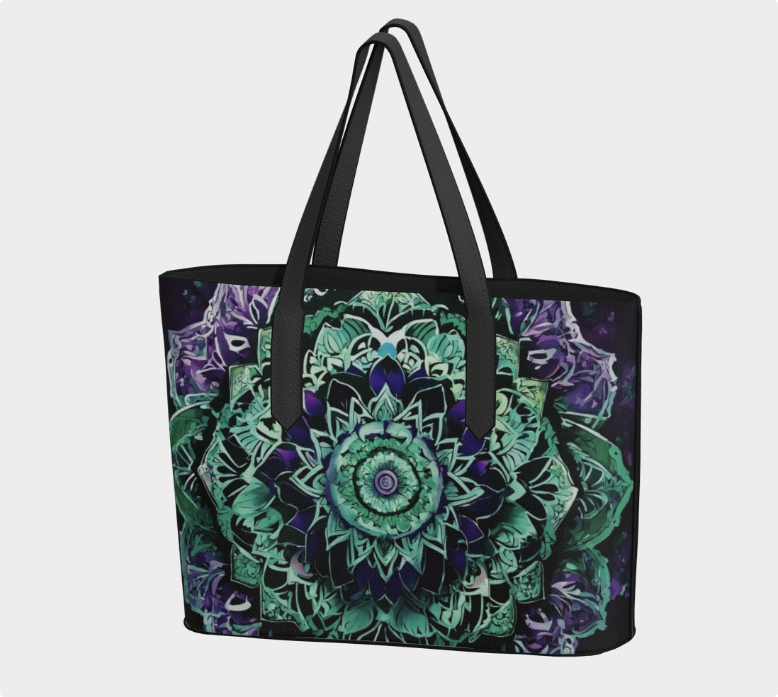Hay~ley's Mandala Vegan Leather Tote