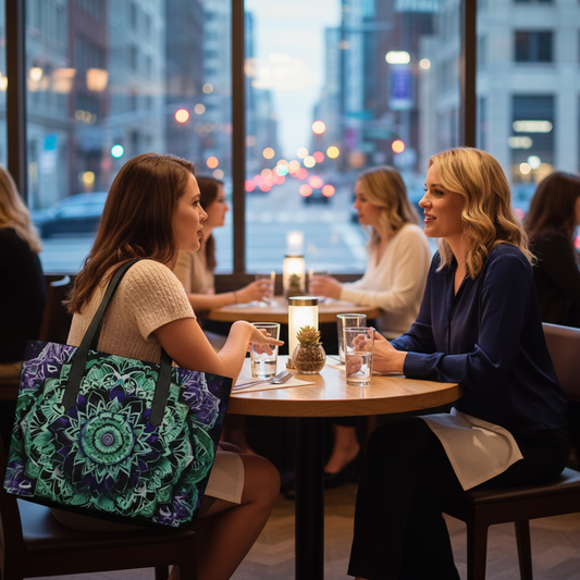Hay~ley's Mandala Vegan Leather Tote