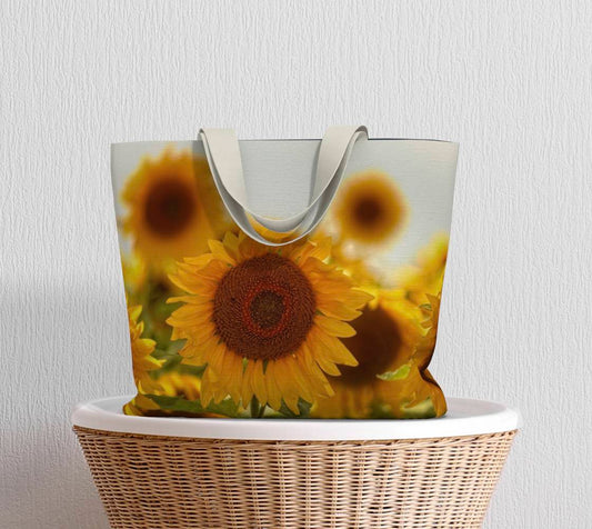 Hello Sunshine Canvas Tote