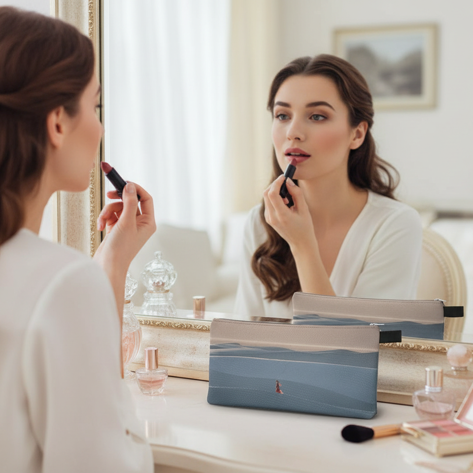 Lady in Red Mini Pouch