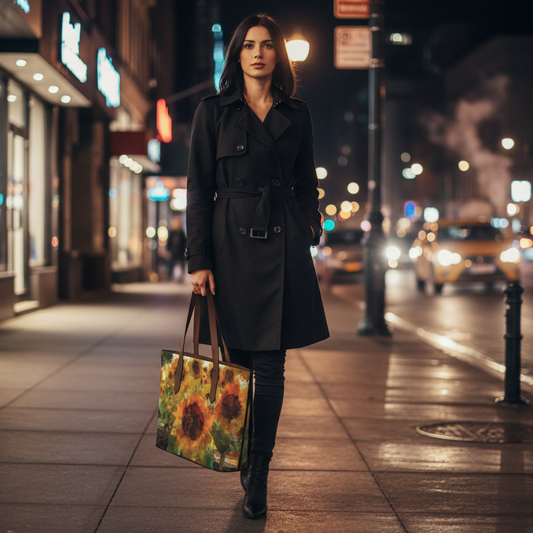 "Ma Fleur" Vegan Leather Tote