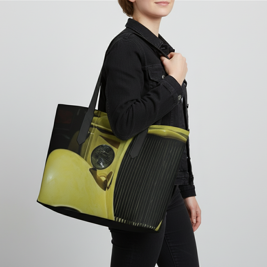 "Mean Machine" Vegan Leather Tote