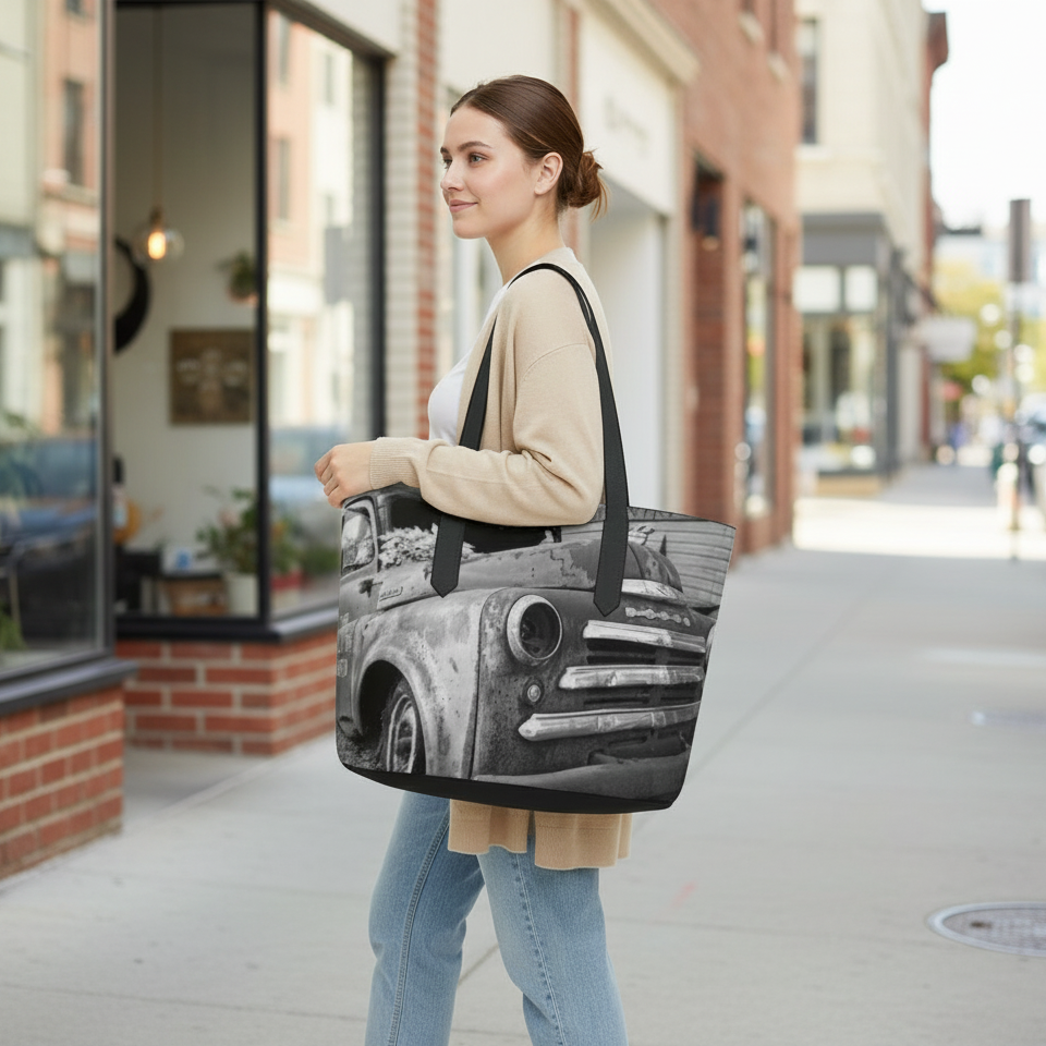 "Old Timer" Vegan Leather Tote