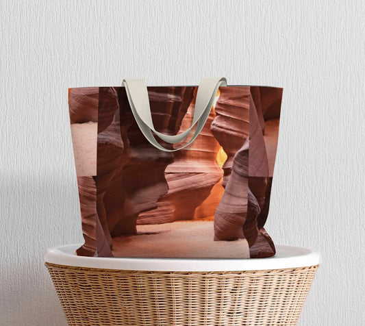 Passage Out Antelope Canyon Canvas Tote