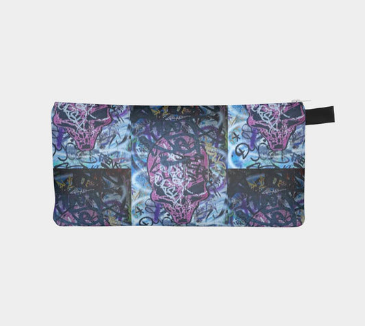 Pink Skull Mini Pouch