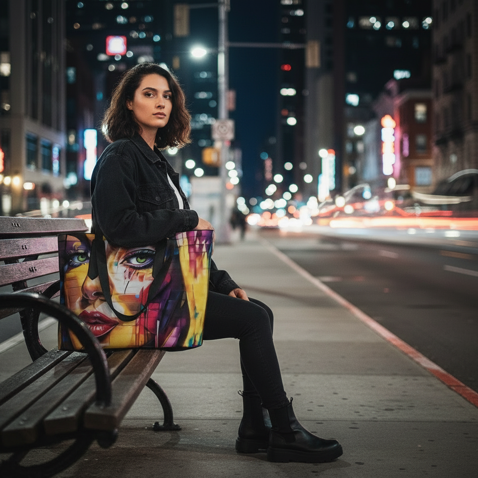 "Seductive" Vegan Leather Tote