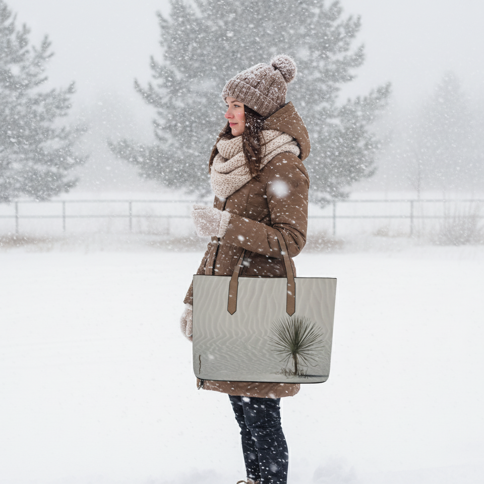 "Zen Garden" Vegan Leather Tote