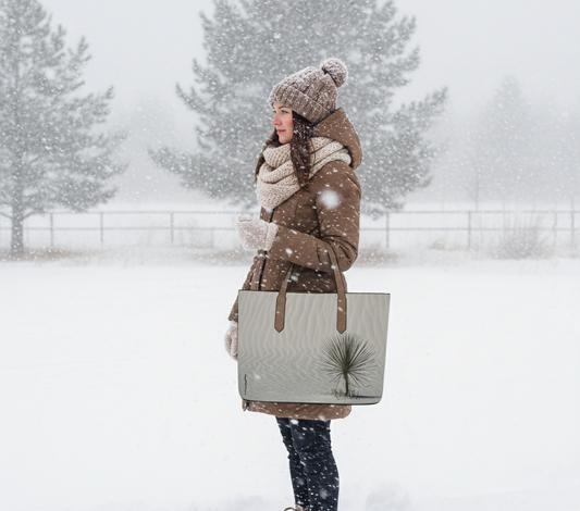 "Zen Garden" Vegan Leather Tote